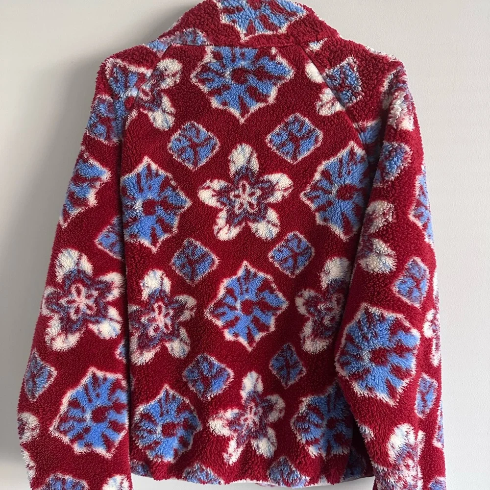 The Anthropologie x Upside Harlow Quarter Zip Fleece Jacket. - Picture 6 of 8